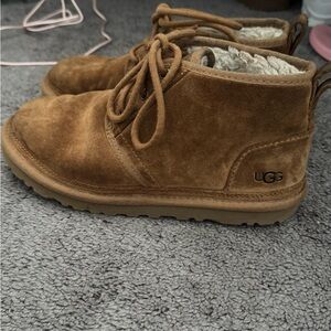 UGG Women Brown Suede Boots